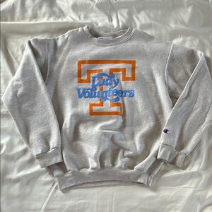 Champion Gray and Orange Tennessee Lady Volunteers Crewneck